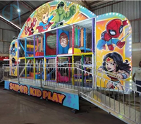 Toboggan portable pliable pour enfants, en tube galvanisé, certifié CE, pour parc d'attractions, capacité supérieure à 500 kg