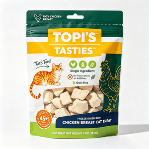 Bolsa <span class=keywords><strong>de</strong></span> Embalaje para Alimentos para Mascotas Resistente al Aceite <span class=keywords><strong>de</strong></span> Alta Barrera, Bolsa Laminada para Golosinas para Perros y Gatos, Alimentos Liofilizados - Product Image 2