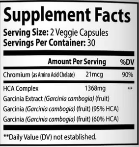 Distributeurs en gros de suppléments en capsule d'extrait de Garcinia Cambogia personnalisés de marque privée - Product Image 2