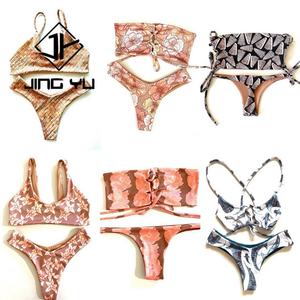 Traje de Baño de Alta Calidad al por Mayor, Traje de Baño de Moda, Tela Elástica Suave de Bambú, Bikini con Estampado Hawaiano Personalizado - Product Image 1