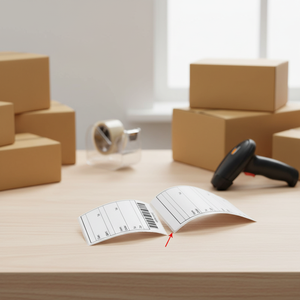 Оптовые термоэтикетки-стикеры Fanfold 4x6 для логистики, самоклеящиеся рулонные этикетки 4x6 дюймов (100x150 мм) - Product Image 6