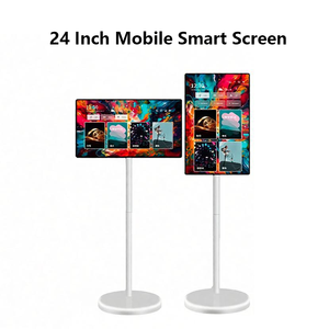 <span class=keywords><strong>TV</strong></span> Smart Portatile da 24 Pollici - Schermo Touch con Supporto e Display Personalizzabile - Product Image 1