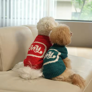 2026 New Autumn and Winter Pet Clothes Warm and Sweet <b>Dog</b> <b>Sweaters</b> Stretch half velvet <b>sweater</b> - Product Image 2