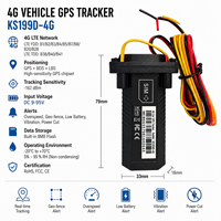 Mini traqueur GPS étanche à l'eau 4G pour alarme de porte de voitures motos Anti-brouilleur coupe moteur positionnement GPRS