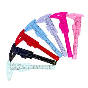 80mm Mini Plastic Eyebrow Ruler Colorful Permanent Makeup Measuring <b>Tool</b> for Tattoo Training - Product Image 3