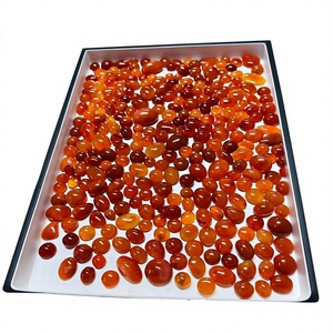 Handmade <b>Red</b> Coral Mix Shape Smooth <b>Bead</b> Natural Stone Loose Gemstone FAIJAN GEMS Rajasthan Third Party Appraised Wholesaler - Product Image 1