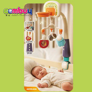 Tapis d'éveil et arche d'activités pour bébé, avec jouets de lit, jouets à hochet, jouets pour l'exercice (position couchée, ramper, assise), jouets pour le basketball et jouets pour le jeu (thème 'Boiled Rattle') - Product Image 5