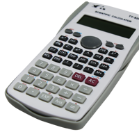 Calculatrice scientifique électronique 82 MS équipée d'une pile bouton et d'un matériau plastique pour un usage professionnel et scolaire