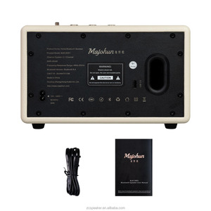 Oem retro bằng gỗ di động không dây cho <span class=keywords><strong>Bluetooth</strong></span> <span class=keywords><strong>Speaker</strong></span> với Mid-bass AUX đầu vào SD khe cắm thẻ <span class=keywords><strong>USB</strong></span> Cổng 120 Wát cho các bên ngoài trời - Product Image 3