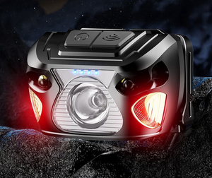 5W XPG <b>LED</b> Headlamp with Multi-Color <b>Light</b>, Hands-Free <b>Motion</b> Control, Long Battery Life for Night Fishing, Camping and Work Use - Product Image 3