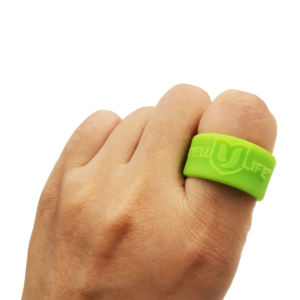 Hochwertige Silikon Eheringe für Männer Frauen Qalo Groove Life Enso Ringe Nicht leitfähige Sicherheit Geburtstag Weihnachten - Product Image 2