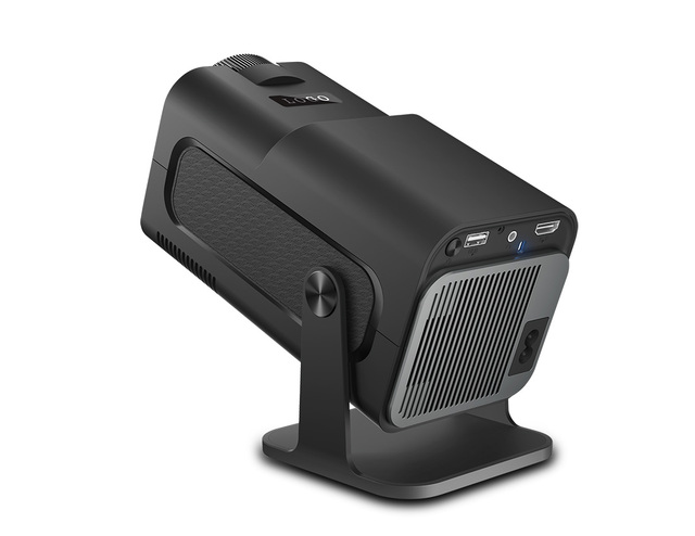 HY320 Mini Newly 720P Android 11 4K Projector 300ANSI Wifi6 BT5.0 Cinema Outdoor Portable 180. Rotatable Projector