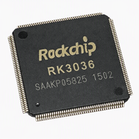 Puce Rockchip RK3036 SoC double cœur Cortex-A7 1,0 GHz avec GPU Mali-400MP et décodeur vidéo 1080P pour Smart TV, lecteur multimédia et appareil embarqué