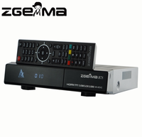Nouvelle base de boîtier 4K sur Linux OS ZGEMMA H7S intégrée 2 * DVB S2X + DVB T2/C trois tuners 8g emmc prise en charge du récepteur satellite CI +