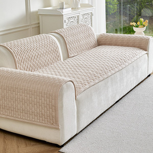<b>Sofa</b> <b>Cover</b> 145-185CM Non-Slip Striped Solid Color All Season <b>Sofa</b> Cushion General Use - Product Image 3
