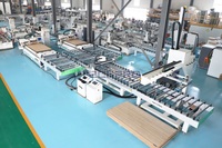 Ligne de production de meubles en bois, routeur CNC, deux ensembles de chargement et de déchargement automatiques, machine CNC à emboîtement