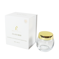 Carton d'emballage unique de luxe biodégradable de marque privée pour masque facial de soin de la peau magnétique boîte de papier cosmétique avec insert eva