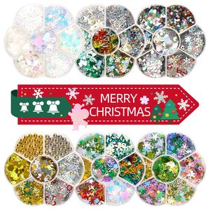 Pegamento para Uñas con Diseño de Corazón de Nieve Navideño 2024, Adorno 3D para Uñas - Product Image 2