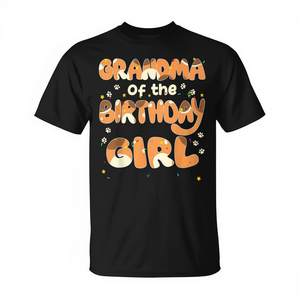Camiseta personalizada para fiesta de cumpleaños familiar de perros para la abuela - Product Image 2