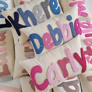 Nouveauté cadeaux idée poinçon aiguille oreiller housse de <span class=keywords><strong>coussin</strong></span> cadeaux personnalisés pour les femmes - Product Image 5