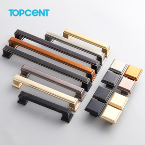 TOPCENT milieu du siècle moderne ZAMAK matériel <span class=keywords><strong>de</strong></span> meubles <span class=keywords><strong>de</strong></span> cuisine Style Vintage poignée en alliage <span class=keywords><strong>de</strong></span> Zinc pour armoire armoire/tiroir - Product Image 4