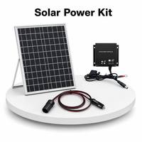 Panneau solaire personnalisé de petite taille 10W 20W 30W, module en verre laminé avec câble et contrôleur, support en option, OEM