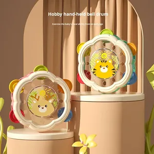 Toddler <b>Educational</b> Tambourine <b>Toy</b> with Clapping & Ringing Flower Shape for 0-3 Years Unisex - Product Image 2