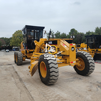 Japanischer Original Gebrauchter CAT140K Grader mit Niedriger Betriebsstundenzahl Baumaschine Radtyp Inklusive Motor Getriebe 128KW Hohes Lastmoment