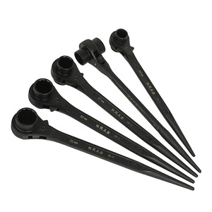 Phosphated Pointed Ratchet Wrench 19-22 Mm Metric Double-ended Industrial Grade Straight Handle - Product Image 1