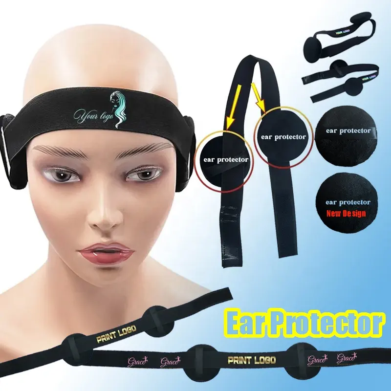 Mới Tóc Giả Cài Đặt Tan Chảy Xuống Headband Có Thể Điều Chỉnh Đàn Hồi Cạnh Tan Chảy Ban Nhạc Tai Bìa Ren Tan Chảy Ban Nhạc Với Earmuffs