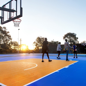 VMKON Gamechange + TPE PP portátil baloncesto Pickle Ball voleibol bádminton tenis cancha deportiva baldosas de suelo - Product Image 2