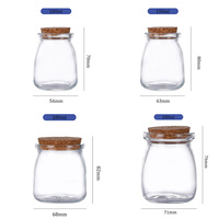 Frascos de Vidrio Reutilizables de 200 ml para Yogur con Logotipo Personalizado Serigrafiado para Yogur Casero, Comida para Bebés y Gelatina