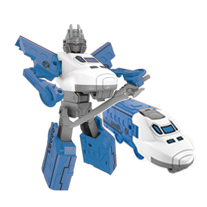 Figura de acción transformable de <span class=keywords><strong>robot</strong></span> 3 en 1, juguete educativo para montar en tren - Product Image 3