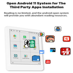 OEM Android 11 Ereader educativo 6 pulgadas capacitiva 300PP | Wifi 3G + 32G negro blanco tinta nueva condición niños Color Ebook Tablet - Product Image 4