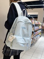 Sac à dos unisexe de style japonais à pois, imperméable, grande capacité, frais et élégant, pour collégiens (OEM/ODM)
