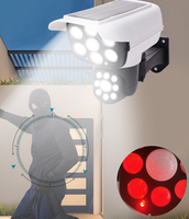 Lampes solaires extérieures intelligentes à détection de mouvement, lampes murales, lampadaires