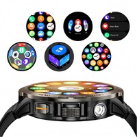 Reloj Inteligente para Hombre KT92 con Control de Rotación Continua, Interfaz de Usuario Dinámica 3D, Llamadas por BT, Batería de Larga Duración de 1100 mAh, Brújula, SOS
