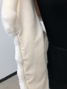 Haute qualité Eco <span class=keywords><strong>fourrure</strong></span> femmes châles et enveloppes <span class=keywords><strong>blanc</strong></span> bas prix Vintage col mariage mode <span class=keywords><strong>fourrure</strong></span> étole - Product Image 4