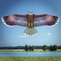 Vente en gros de cerfs-volants fabriqués en usine chinoise sur mesure Simulation puissante d'aigle d'oiseaux pour adultes et enfants Variété de styles pour voler