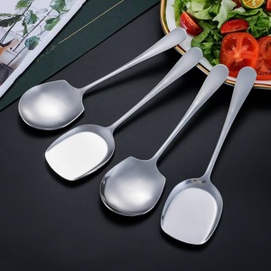 Cuchara de Servir de Acero Inoxidable, Mango Largo, Tamaño Grande, para Uso en Restaurantes, Hoteles y Bufés - Product Image 1