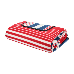 Manta roja para <span class=keywords><strong>picnic</strong></span> impermeable de lana suave, portátil, plegable con asa para acampar al aire libre, playa, <span class=keywords><strong>Parque</strong></span> y reuniones familiares - Product Image 3