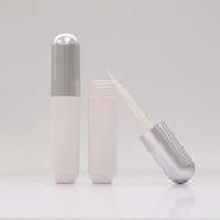 Conteneur cosmétique rond vide de 3 ml, tube en plastique ABS personnalisé pour eye-liner/brillant à lèvres avec options d'impression multiples, emballage cosmétique