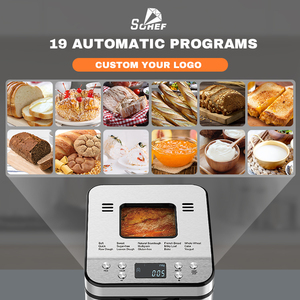 SOHEF Máquina para Hacer Pan Express de 1 Hora, Programas de Horneado Rápido y Amasado, Ahorra Tiempo, Perfecta para Comidas Rápidas, Uso Familiar, 700W, Automática - Product Image 4