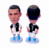 Mini jugadores de fútbol personalizados, figuras de acción de plástico