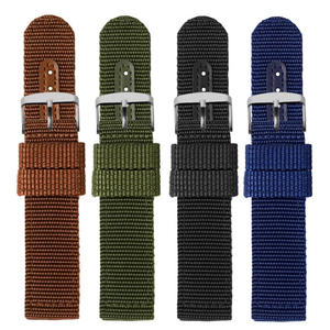 Bracelet de montre en nylon à libération rapide Upro Classic Ballstic 18 20 22 24 mm, bracelet de montre sport en toile verte premium pour smartwatch - Product Image 3