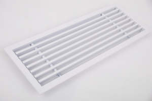 Profilés en tôle d'aluminium déflecteurs d'air à barres linéaires pour évents de plafond grilles de <span class=keywords><strong>climatisation</strong></span> diffuseurs - Product Image 2
