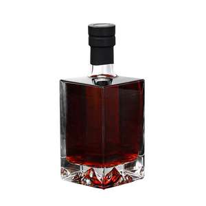 Bouteille de <span class=keywords><strong>whisky</strong></span> ou de vodka en verre de flint ronde de 500 ml, mini vide, pour vin et spiritueux, sérigraphie pour boissons énergisantes et <span class=keywords><strong>whisky</strong></span> - Product Image 1