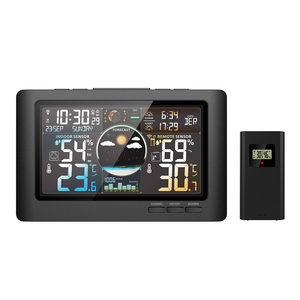 Station météo numérique Thermomètre sans fil Hygromètre Température extérieure Moniteur d'humidité Baromètre Station météo portable - Product Image 1