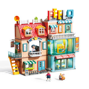FEELO 1809 blocs de construction classiques bricolage pour enfants architecte construire jouet 152 pièces grand ensemble de briques en plastique avec figurine - Product Image 1