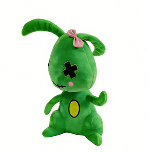 Schattig groen lelijk konijn knuffel pluche pluche pop voor kinderen verjaardagscadeau - Product Image 6